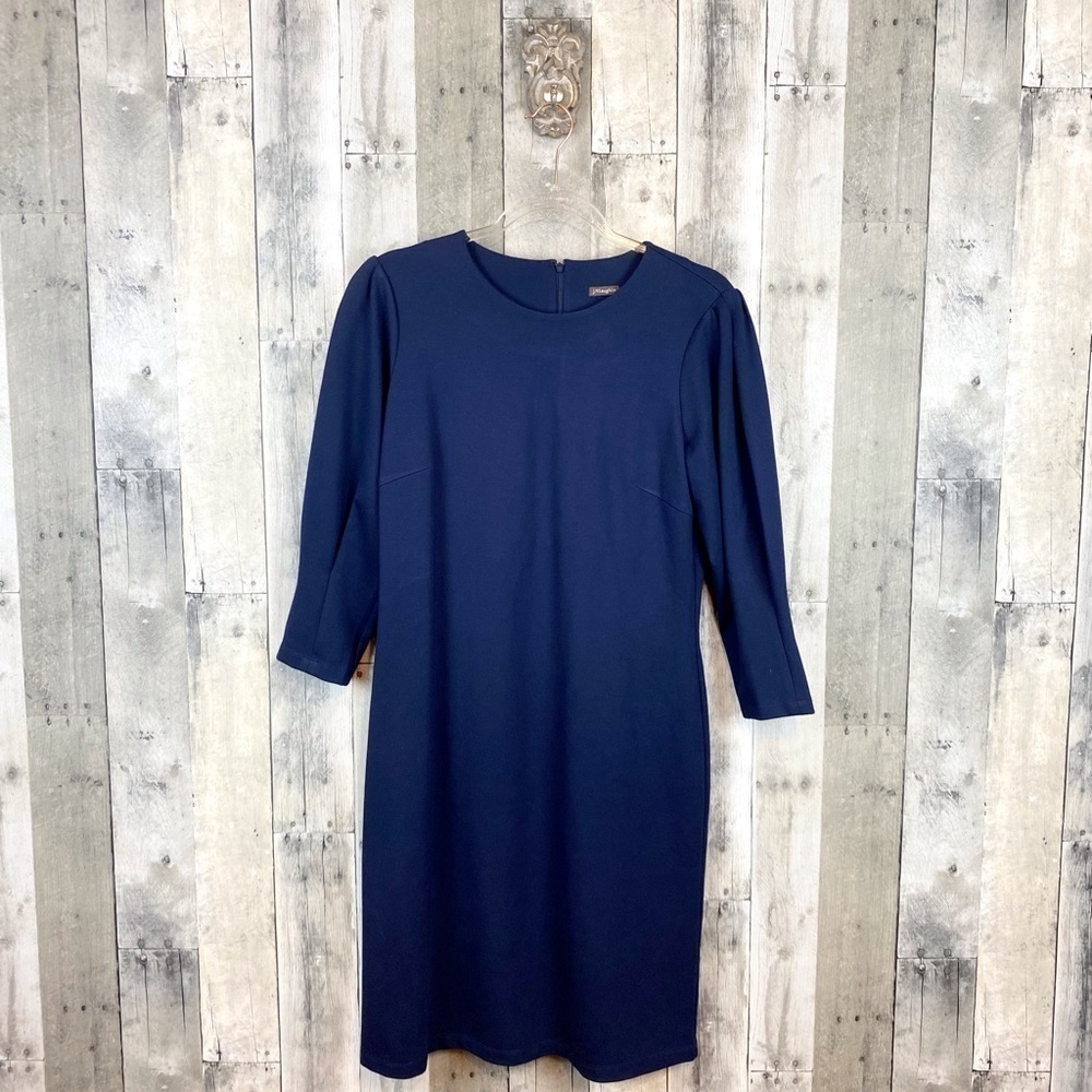 J. McLaughlin Navy Sheath Dress
